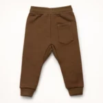 Дитячі штани на флісі, 74 см, Гірчичний - Green Cotton - Зображення 2
