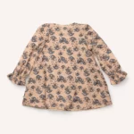 Дитяча сукня в квітах, 68 см, Бежевий - Müsli - Зображення 2