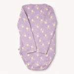 Дитячий боді довгий рукав з зайчиками, 98 см, Фіолетовий - Green Cotton - Зображення 2