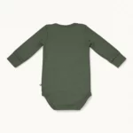 Дитячий бавовняний боді, 62 см, Хакі - Müsli - Зображення 2