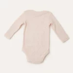 Дитячий боді довгий рукав, бавовна, 6 міс, Пудровий - Carter’s - Зображення 2