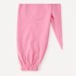 Штани дитячі для дівчинки, 86 см, Рожевий - Green Cotton - Зображення 3