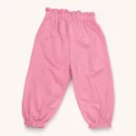 Штани дитячі для дівчинки, 86 см, Рожевий - Green Cotton - Зображення 2
