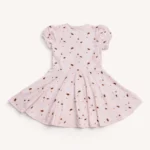 Сукня дитяча короткий рукав, 104 см, Рожевий - Green Cotton - Зображення 2