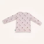 Дитячий лонгслів для дівчинки, 86 см, Рожевий - Green Cotton - Зображення 2