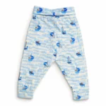 Дитячі штани бавовняні для новонароджених, 68 см, Блакитний - Green Cotton - Зображення 3