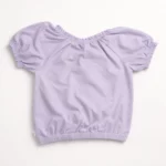 Дитяча футболка топ для дівчинки, 104 см, Бузковий - Müsli - Зображення 2