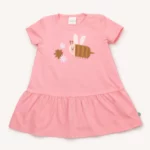 Дитяча сукня короткий рукав, 80 см, Рожевий - Green Cotton