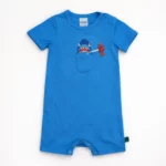 Дитячий пісочник з аплікацією, 80 см, Синій - Green Cotton