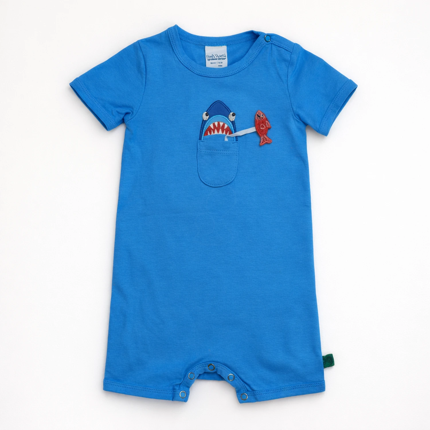 443694615-main Дитячий пісочник з аплікацією, 80 см, Синій - Green Cotton - Зображення 1