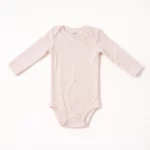 Дитячий боді довгий рукав, бавовна, 6 міс, Пудровий - Carter’s