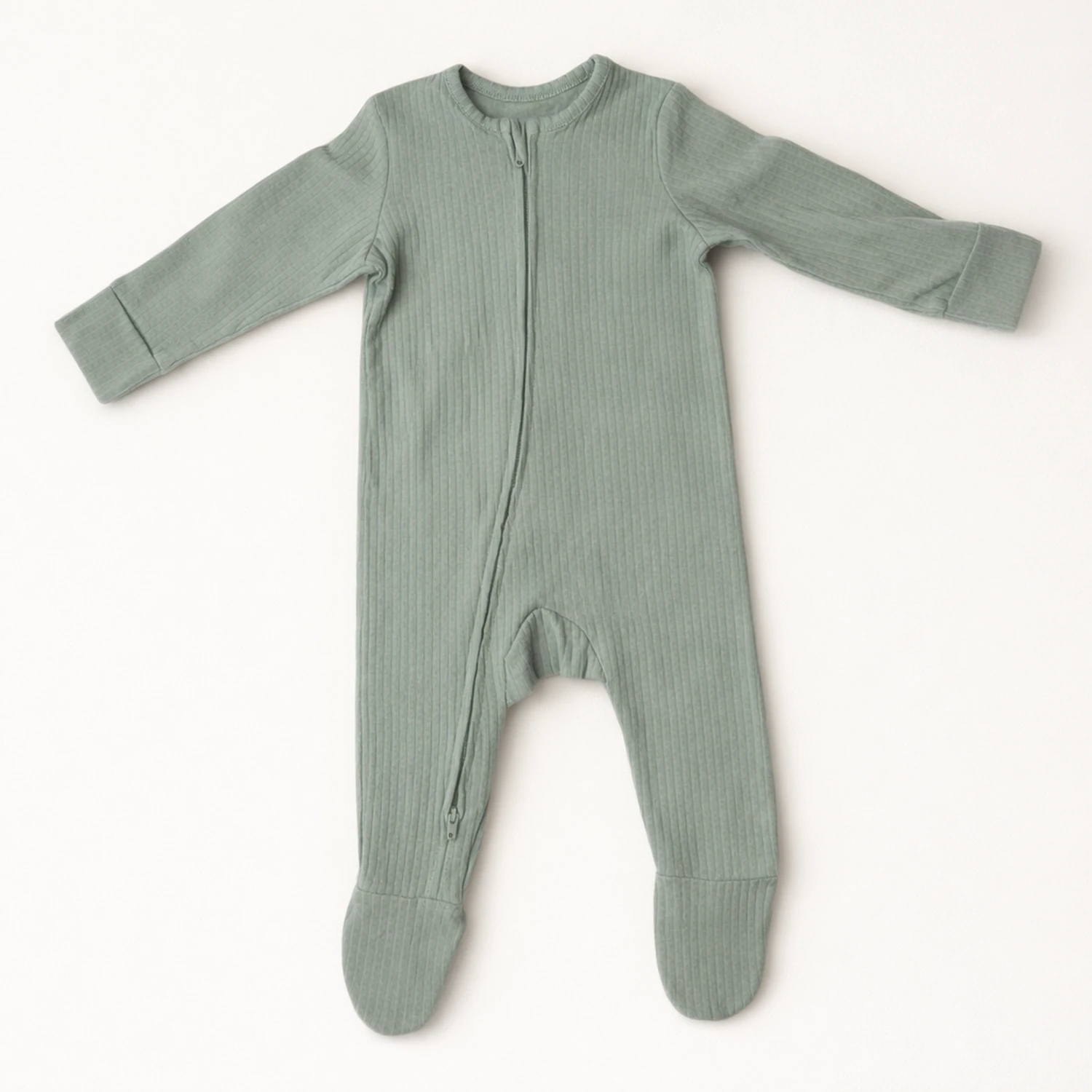 352380800-main Дитячий сліп в рубчик, чоловічок, 3-6 міс, Фісташковий - George - Зображення 1