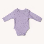 Дитячий боді в рубчик, 0-3 міс, Фіолетовий - George