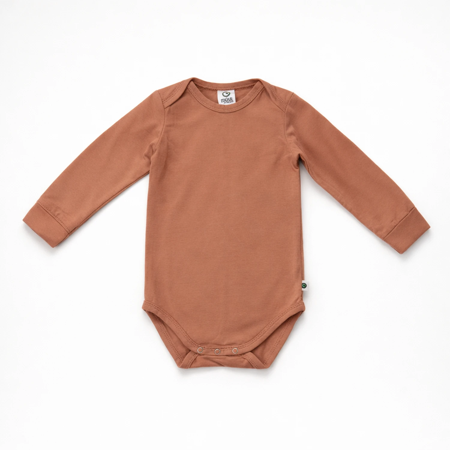 076894453-main Дитячий боді довгий рукав, бавовняний, 74 см, Бежевий - Müsli - Зображення 1
