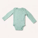 Дитячий боді бавовняний, боді довгий рукав, 6 міс, Зелений - Carter’s