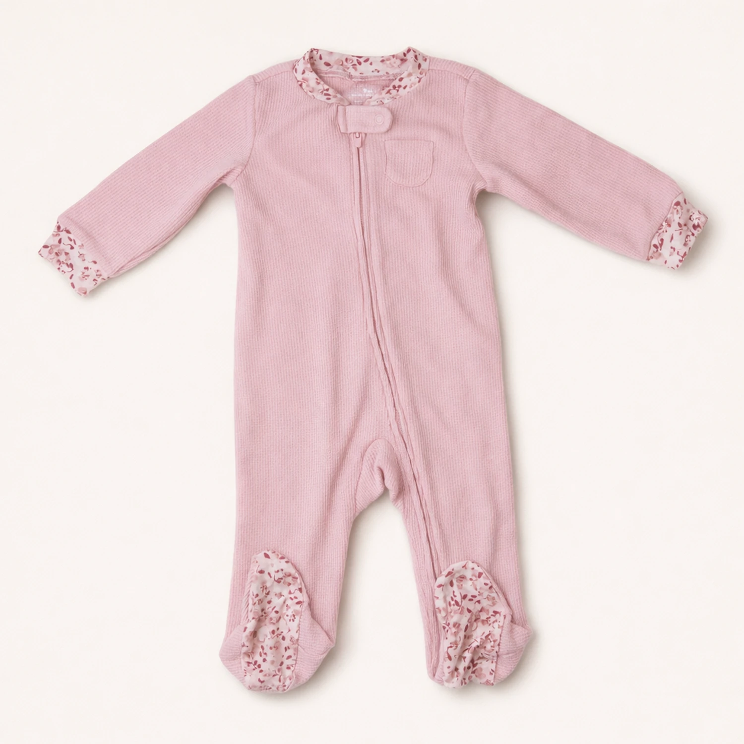 558197994-main Текстурний сліп, чоловічок для новонароджених, 3 міс, Рожевий - Carter’s - Зображення 1