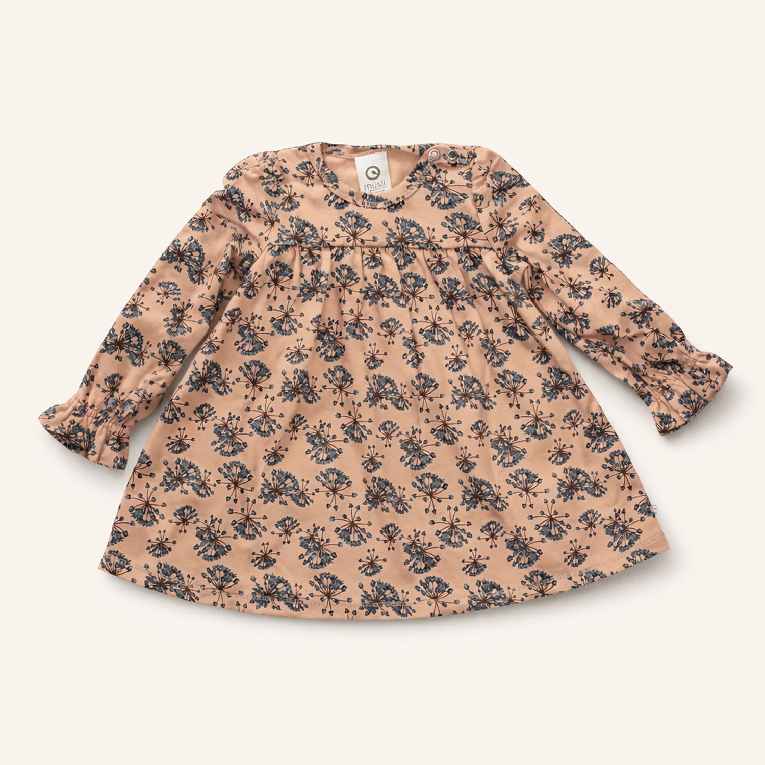 311316538-main Дитяча сукня в квітах, 68 см, Бежевий - Müsli - Зображення 1