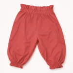 Штани для новонароджених бавовна, 68 см, Кораловий - Green Cotton