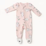 Дитячий сліп з ніжками, бавовняний чоловічок, 9 міс, Рожевий - Carter’s